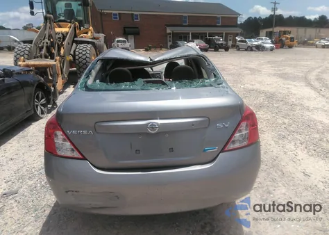 2012 Nissan Versa 1.6 Sv z USA, uszkodzony, nr VIN 3N1CN7AP1CL811531